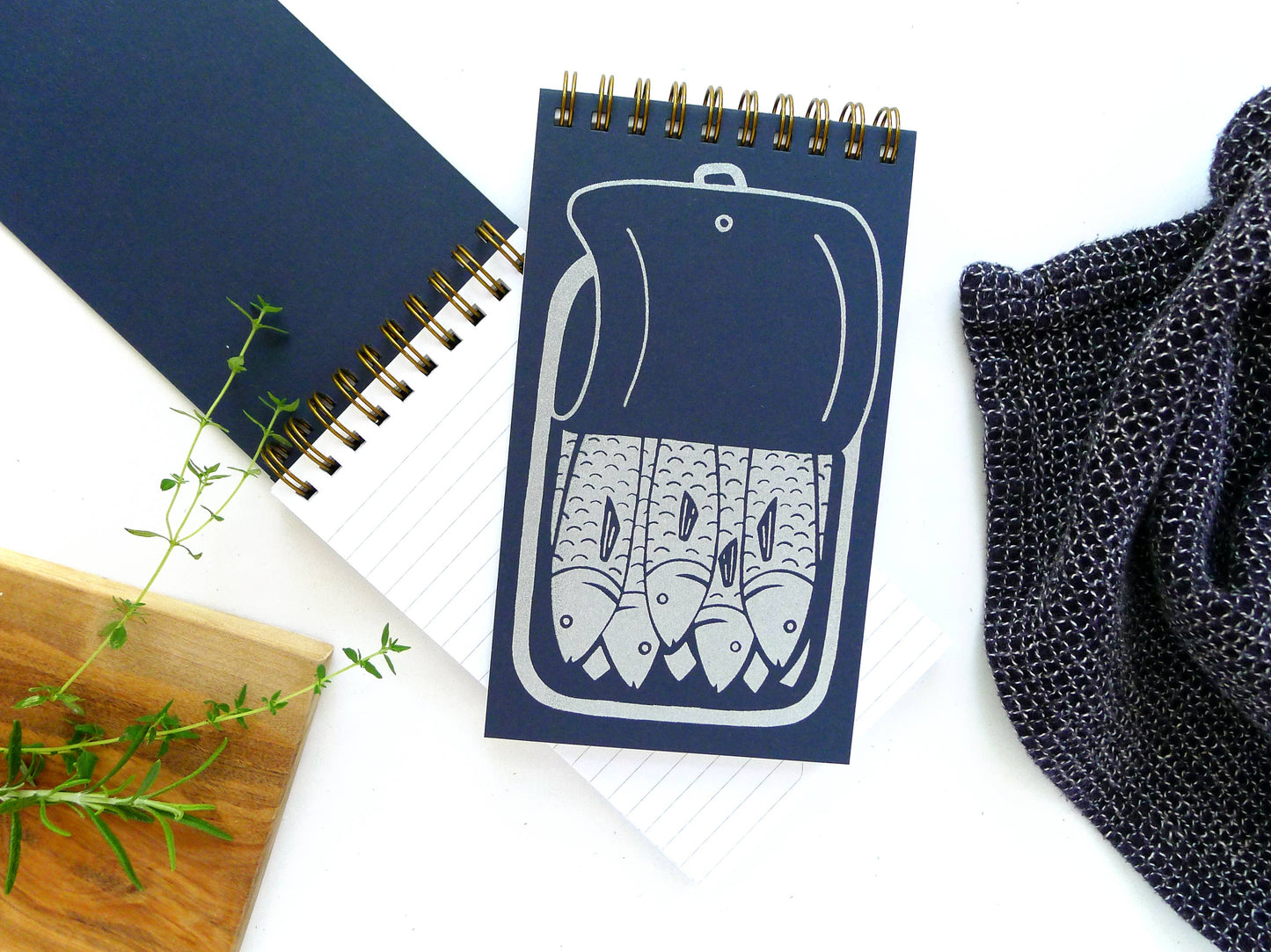 Sardine Coil Notepad: Lined