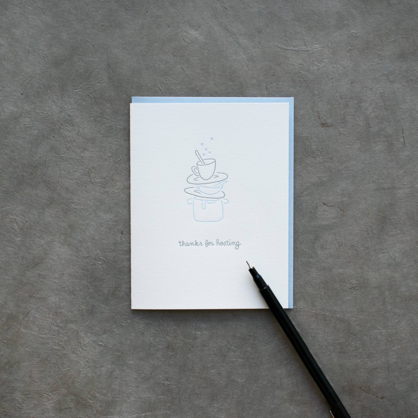 Thanks For Hosting Greeting Card