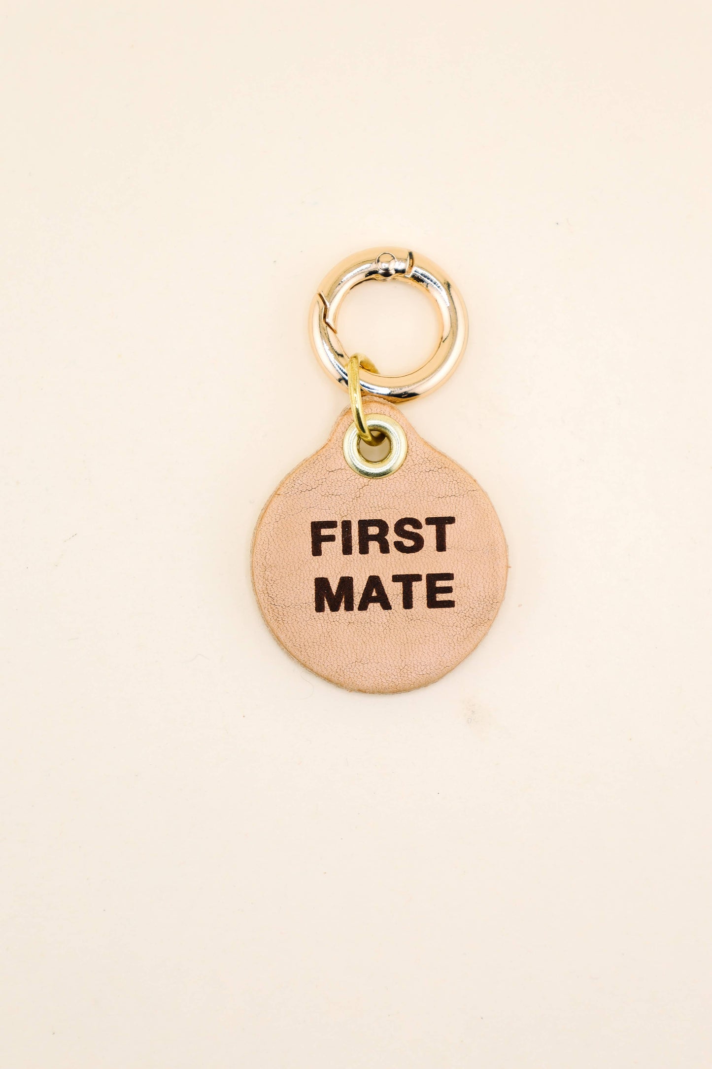 First Mate Pet Tag: Bright Blue Acrylic