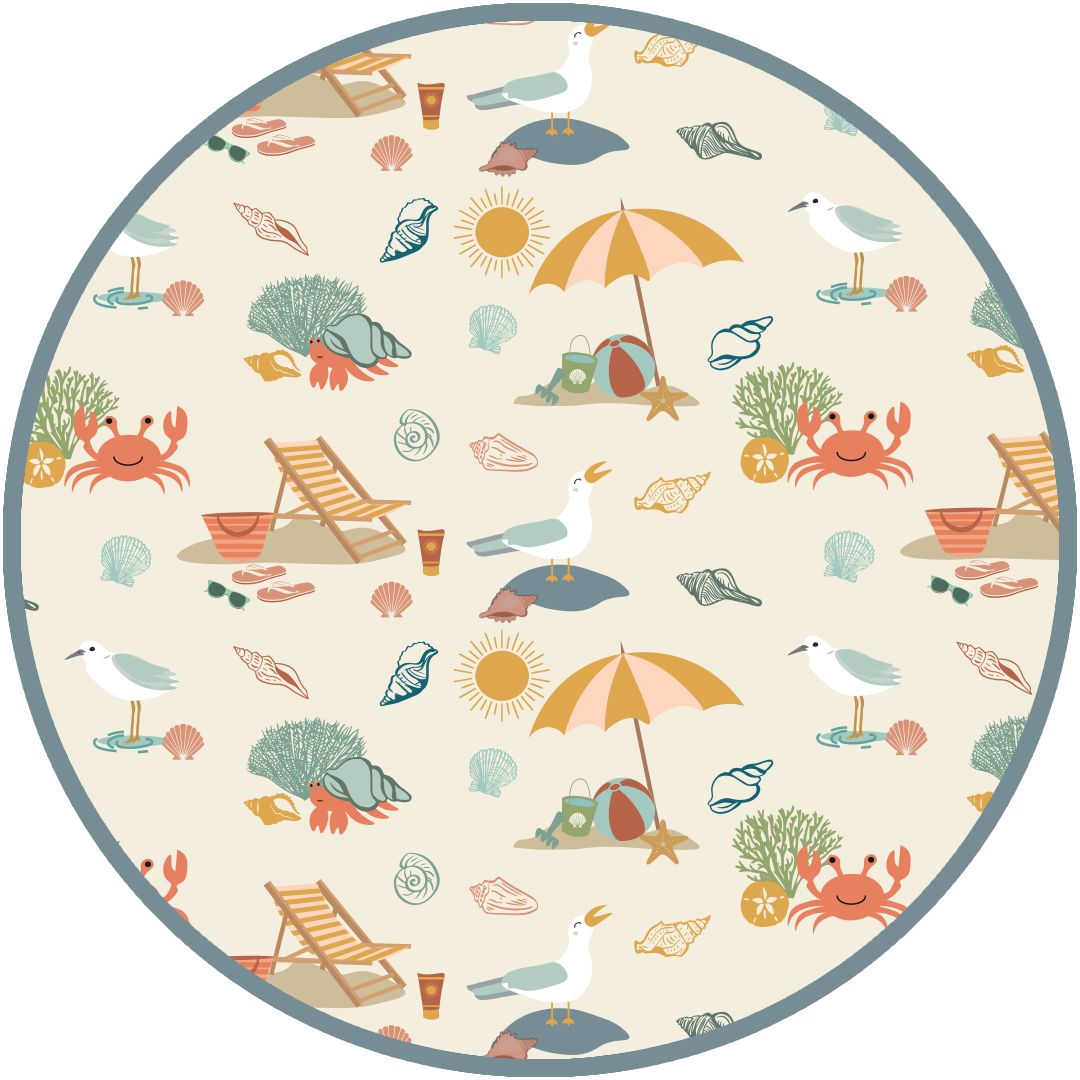 Beach Day Convertible Bamboo Baby Pajamas: 12-18M