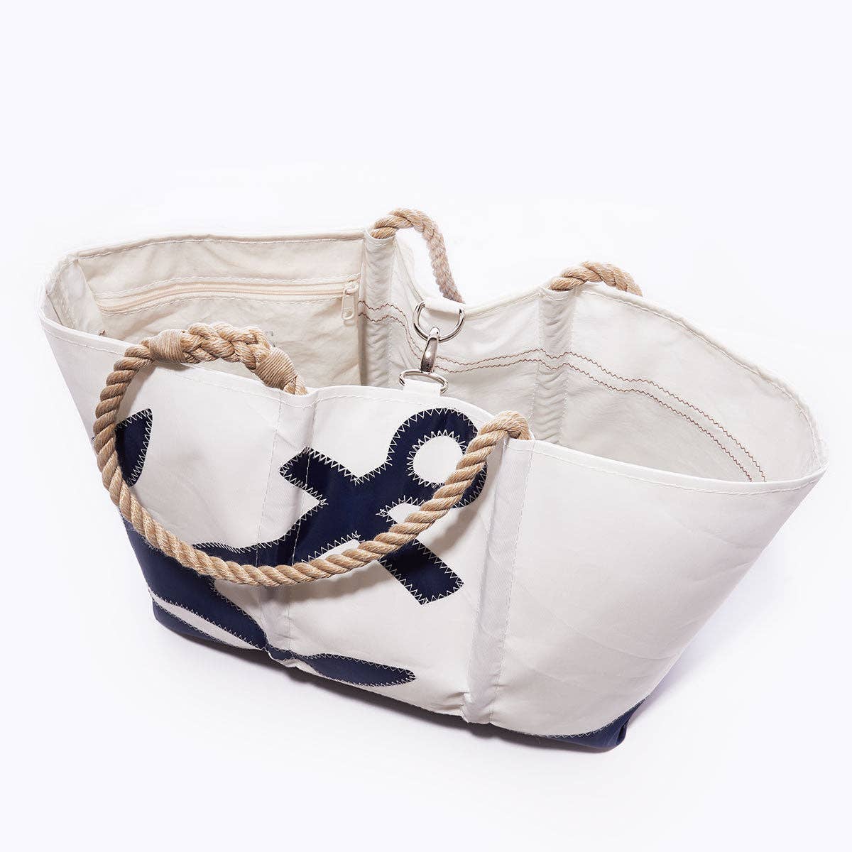 Navy Anchor Ogunquit Beach Tote