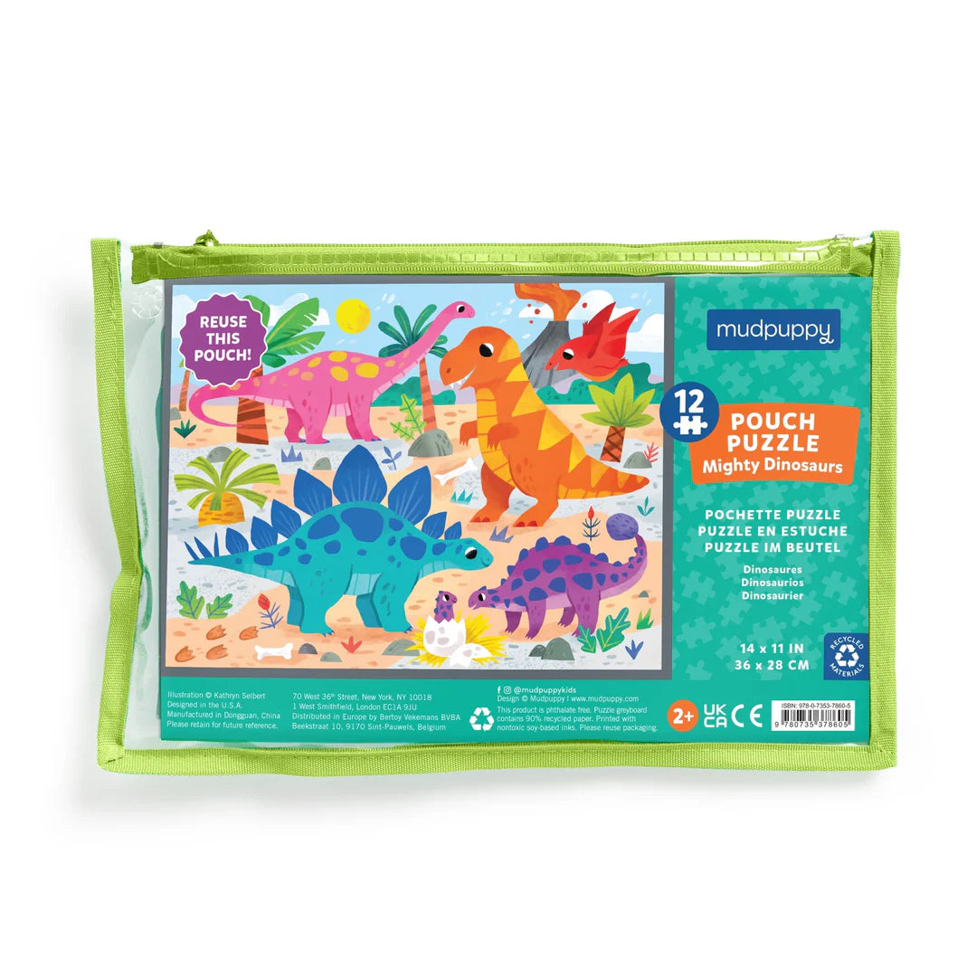 Mighty Dinosaurs Pouch Puzzle