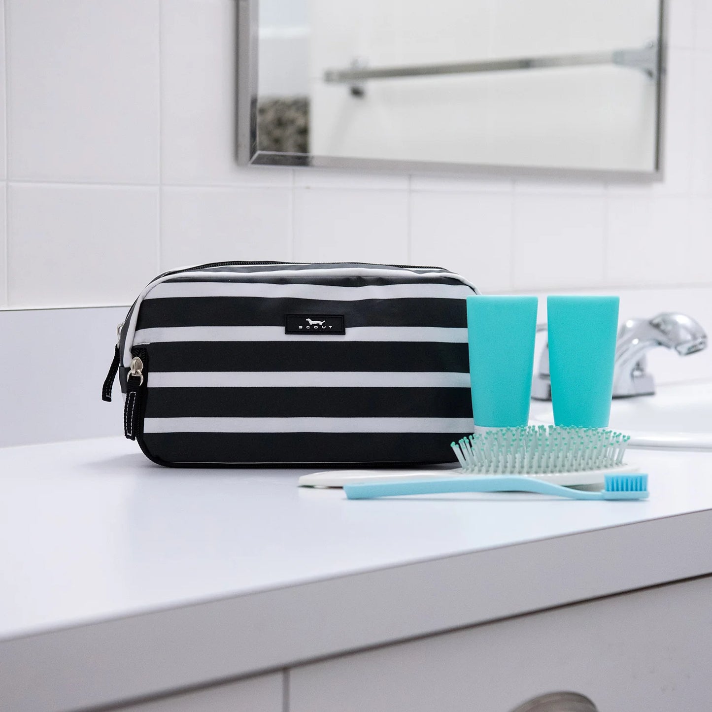 3-Way Toiletry Bag - Nantucket Navy