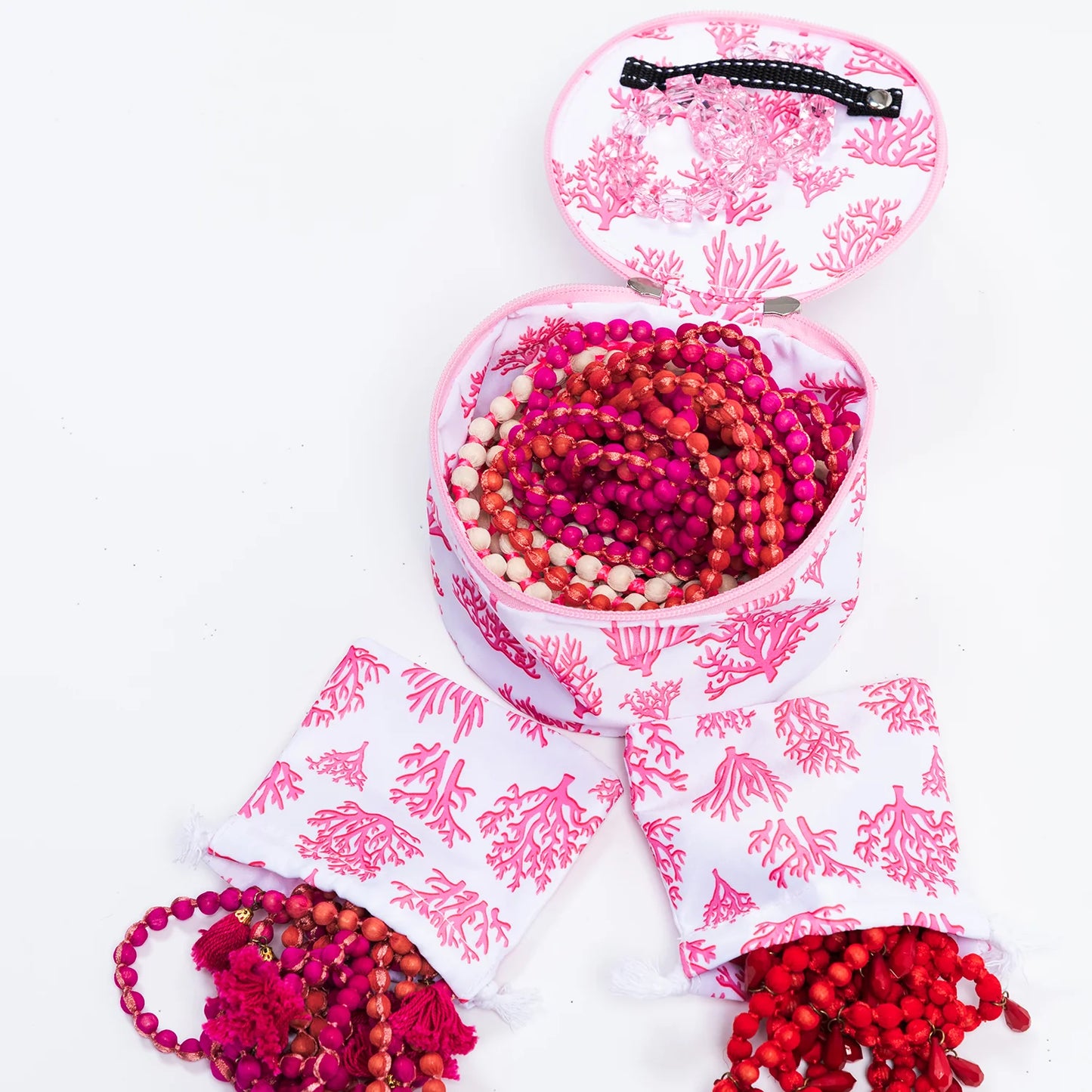 Round Jewelry Case - Pop Heart