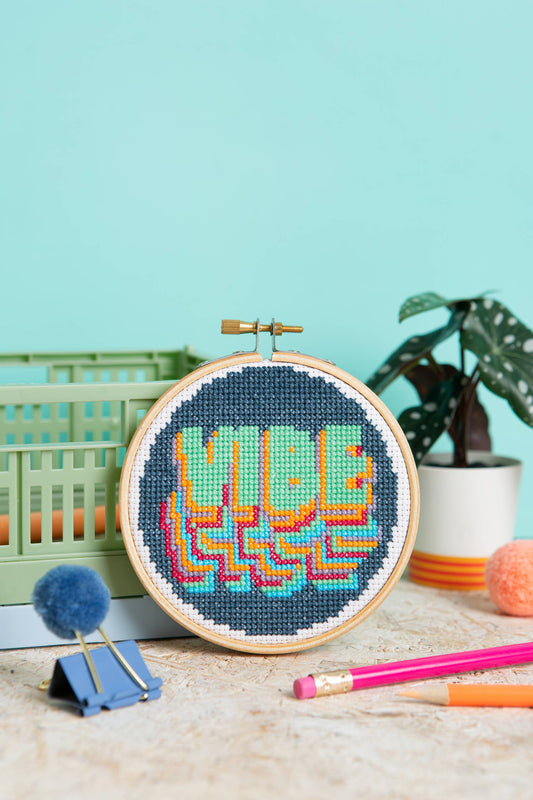 Vibe Mini Cross Stitch Kit