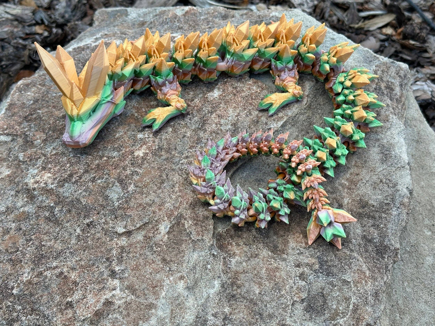 3D Printed 12.5" Crystal Dragon