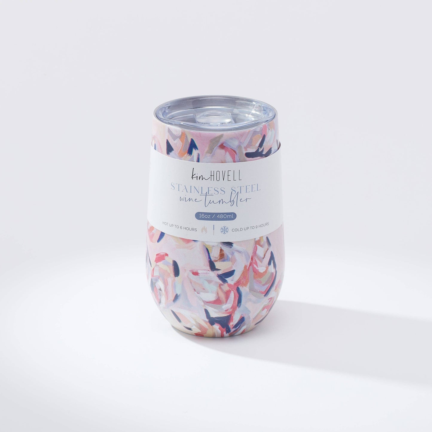 16oz Wine Tumbler - Peach Gems: Default Title