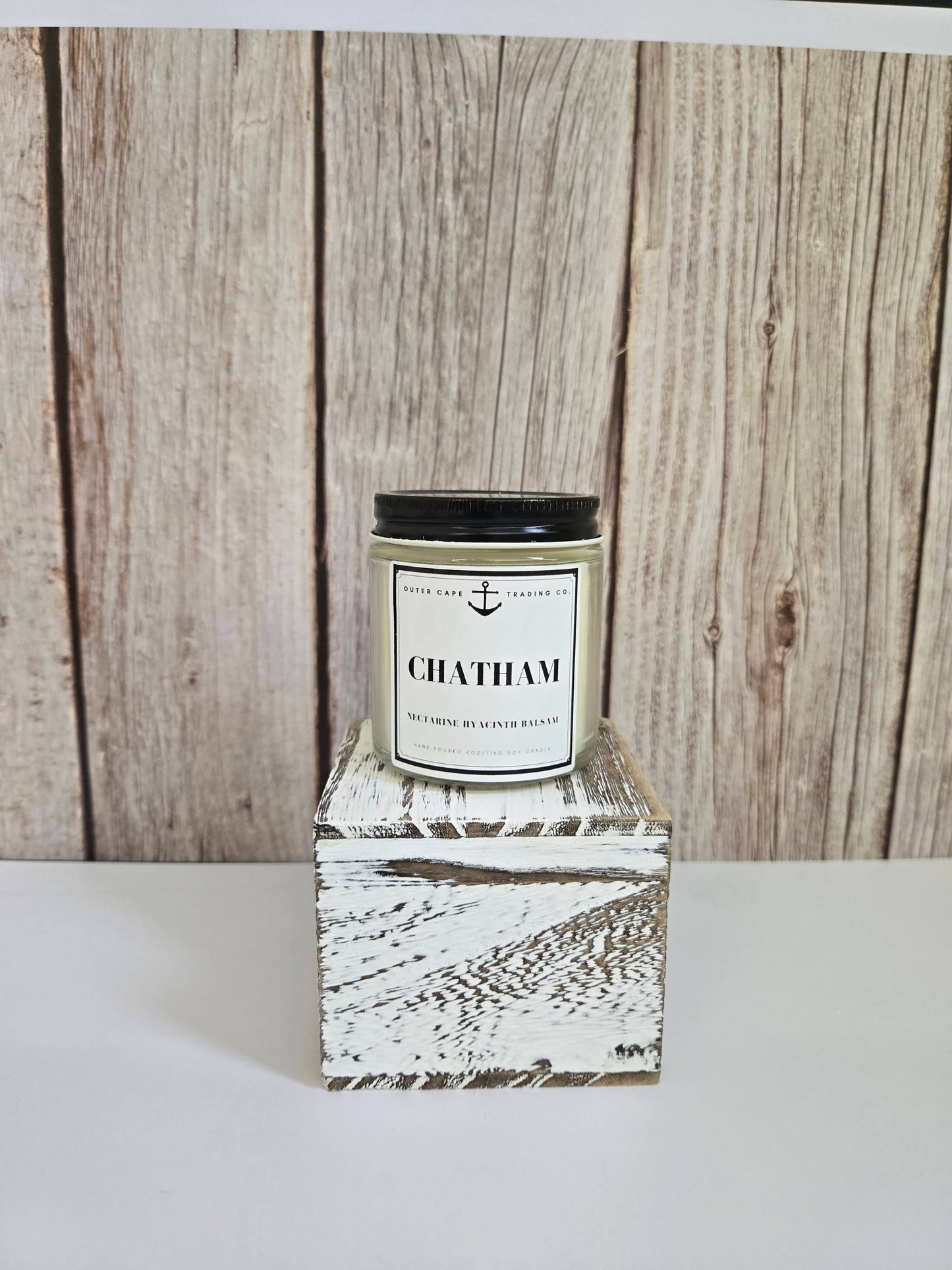 Chatham Cape Cod Soy Wax Crackling Wooden Wick Candle bulk wholesale