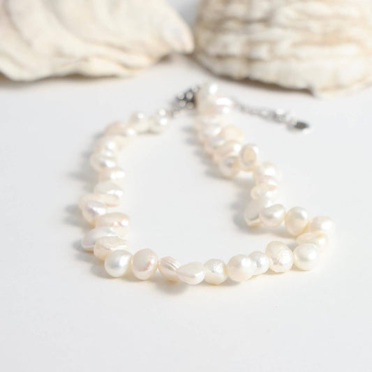 Freshwater Keshi Pearl Anklet