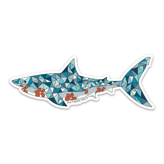 4.5" Great White Vinyl Sticker
