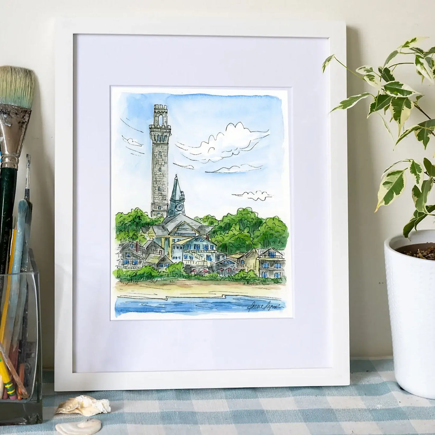 Provincetown by the Sea | Cape Cod Art Print