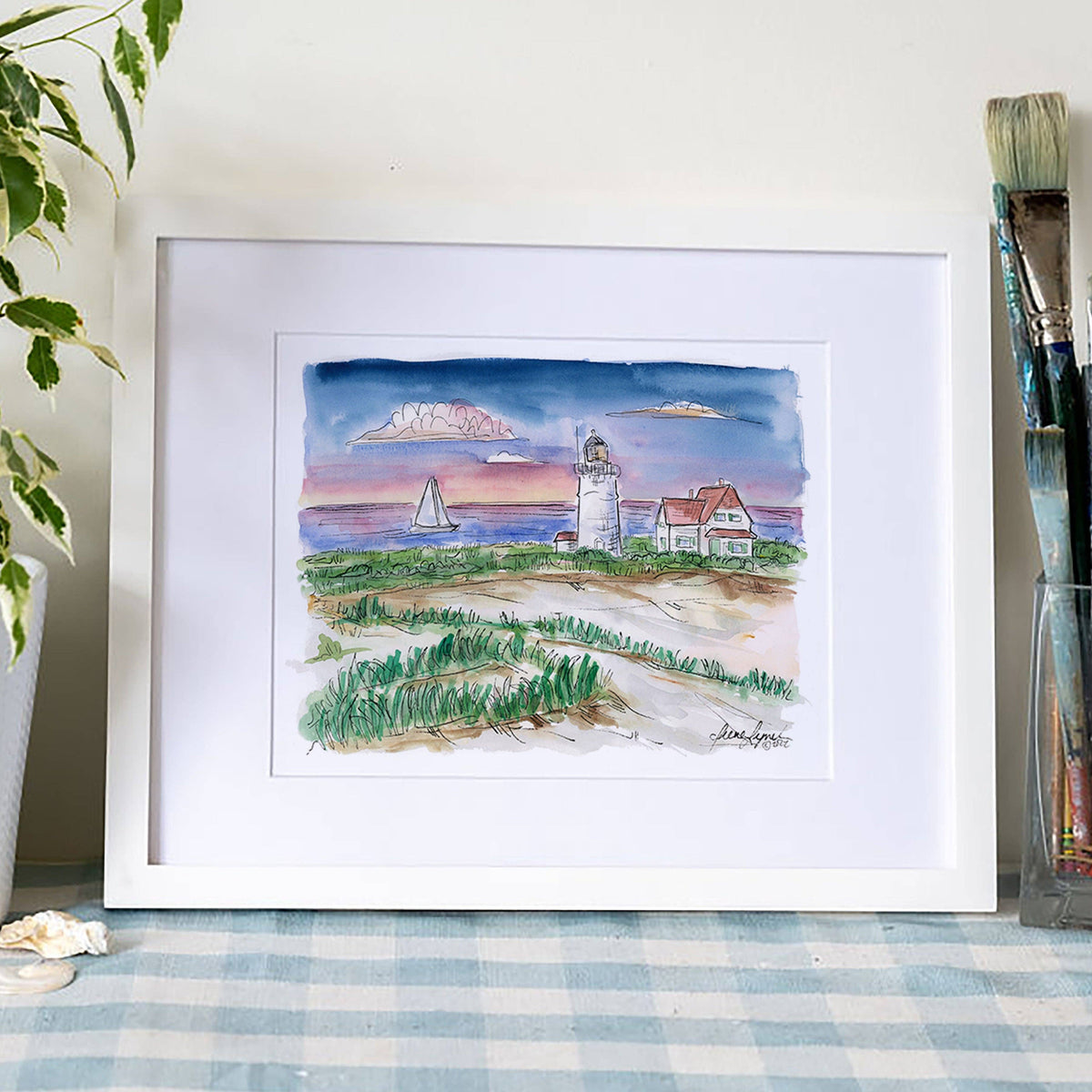 Dusk and Dunes / Matted 5"x7"