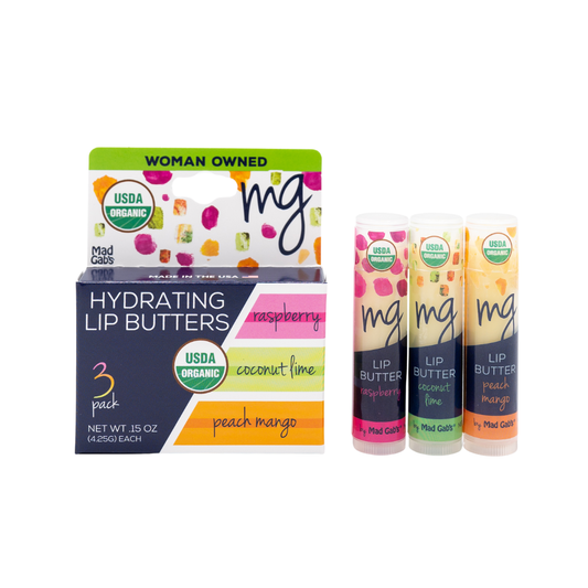 3PK MG Signature Lip Butter Assorted Peg