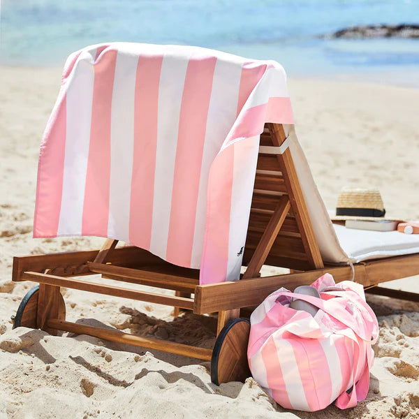Medium Foldaway Tote Bags - Malibu Pink