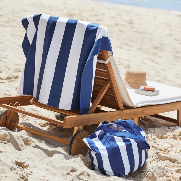Medium Whitsunday Blue - Foldaway Tote Bags
