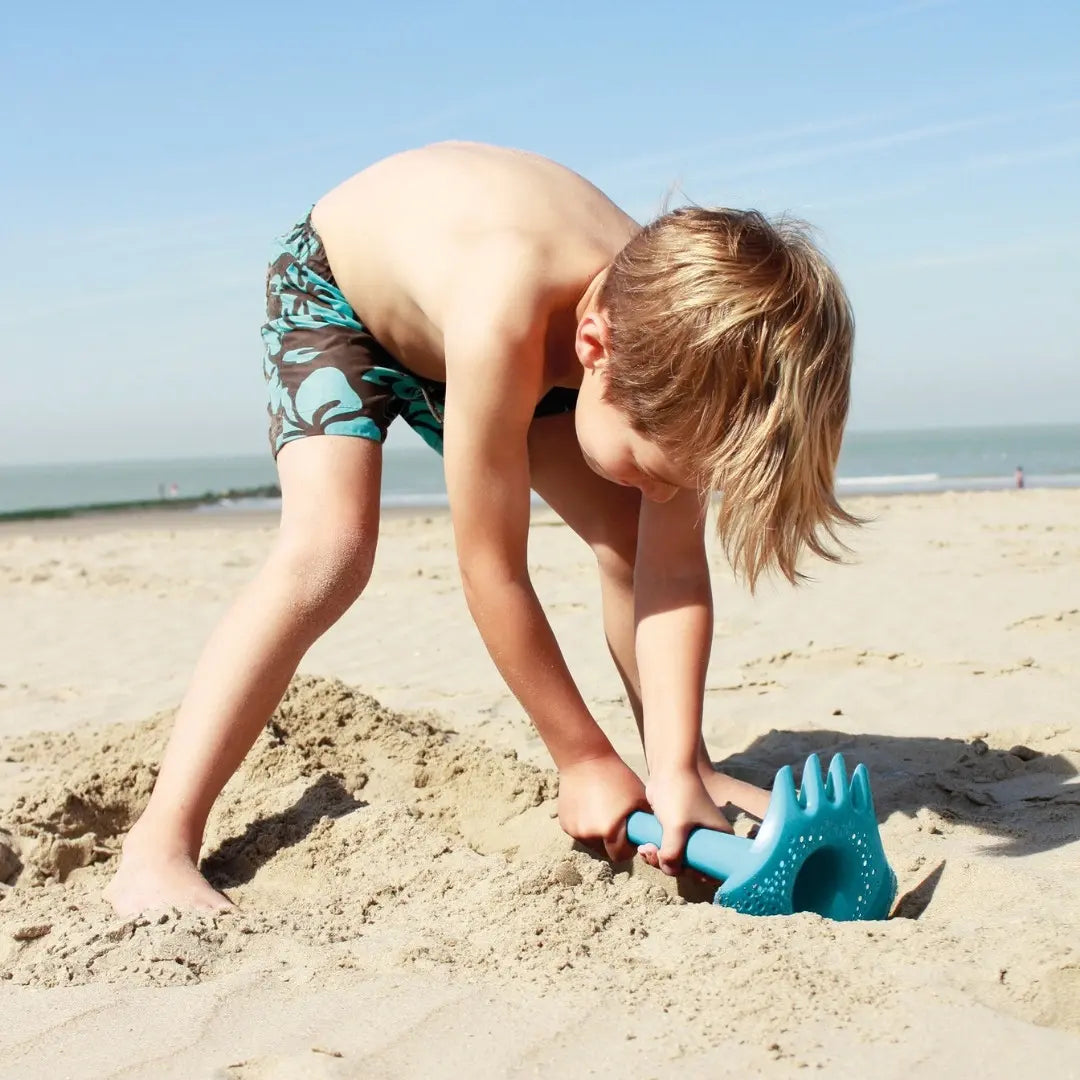 Triplet 4-in-1 Sand Tool – Kids Shovel, Rake, Sieve & Water Funnel