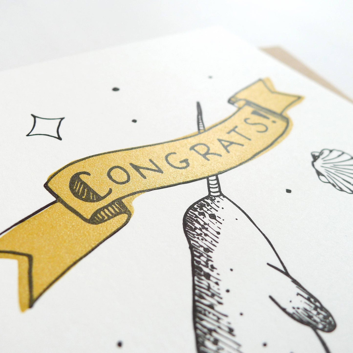 Congrats Narwhal Card