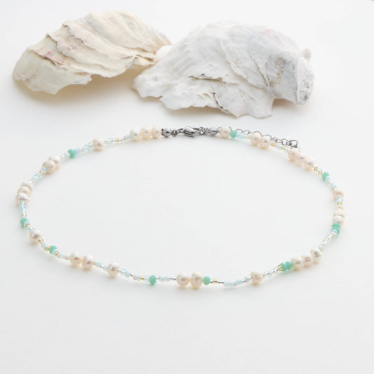 Sandy Neck Pearl Choker