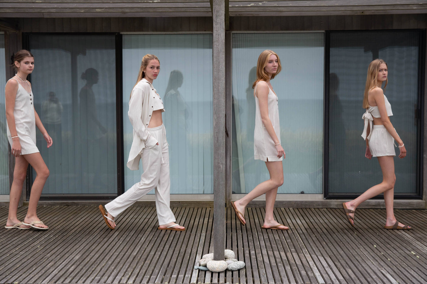 Gauze Textured Ethelda Pants: M