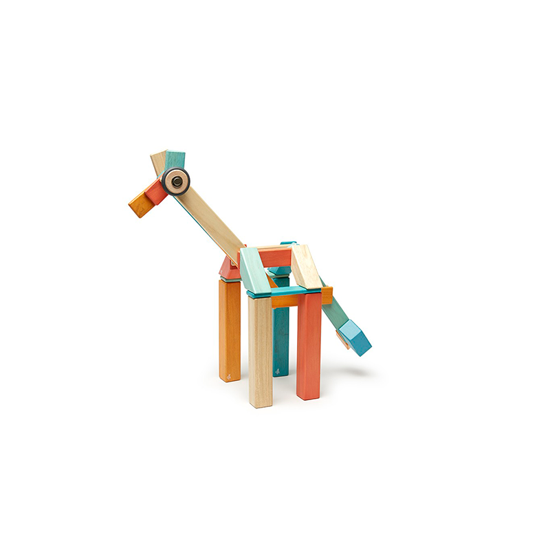 42-Piece Set Magnetic Wooden Blocks Tegu Classics