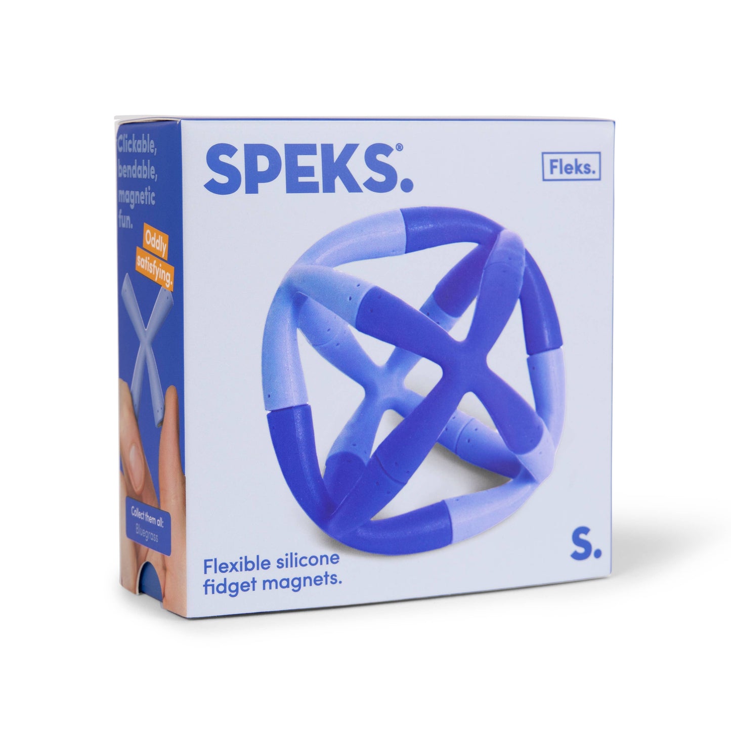 Fleks Flexible Silicone Fidget Magnets: Bluegrass