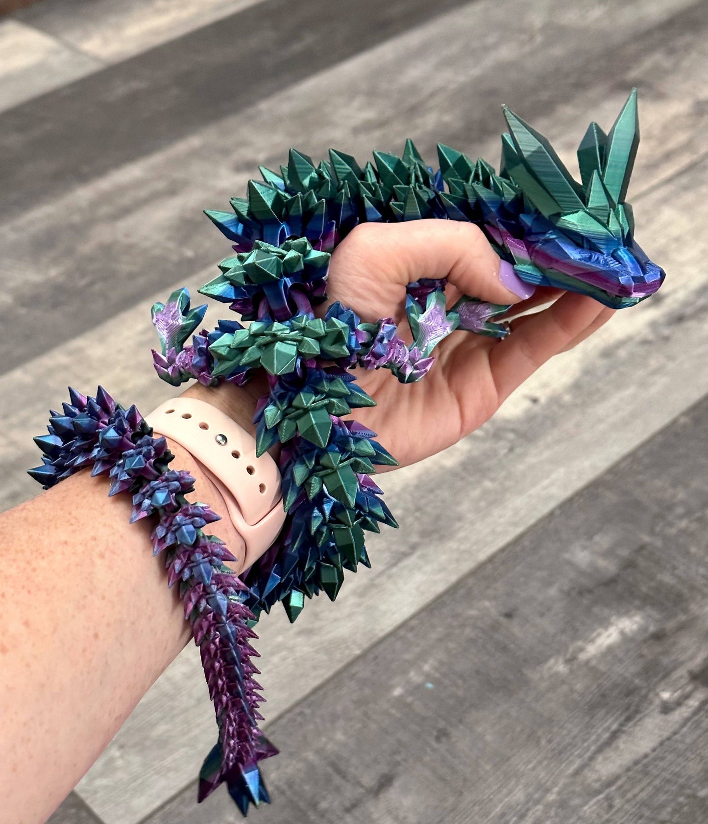 3D Printed 12.5" Crystal Dragon