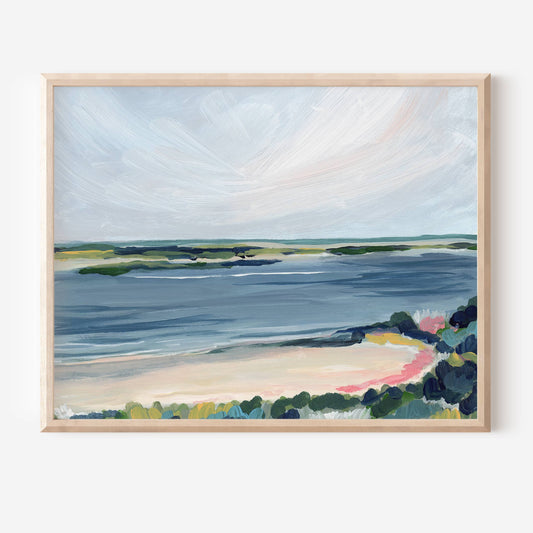 Chatham Bars View, Unframed Print on Flat Canvas: 8 x 10