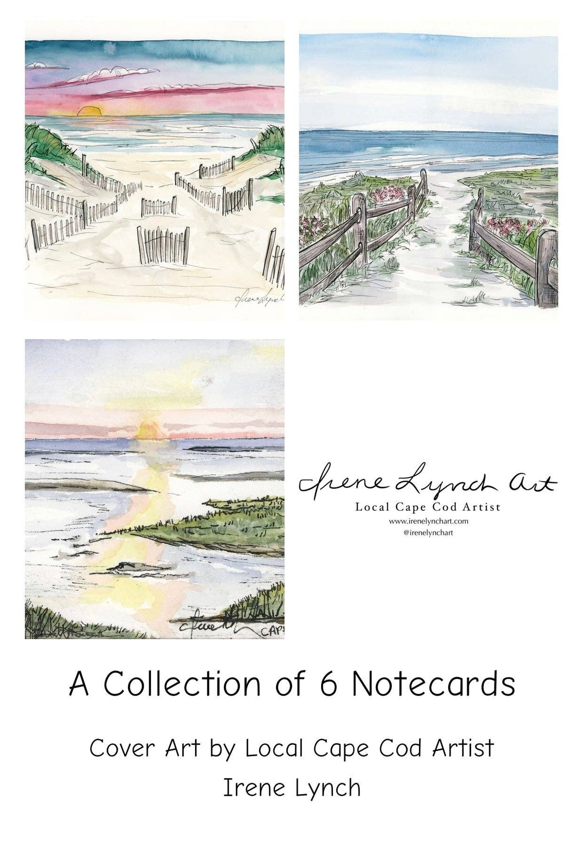 "Summer Sunsets" - Box of 6 Notecards