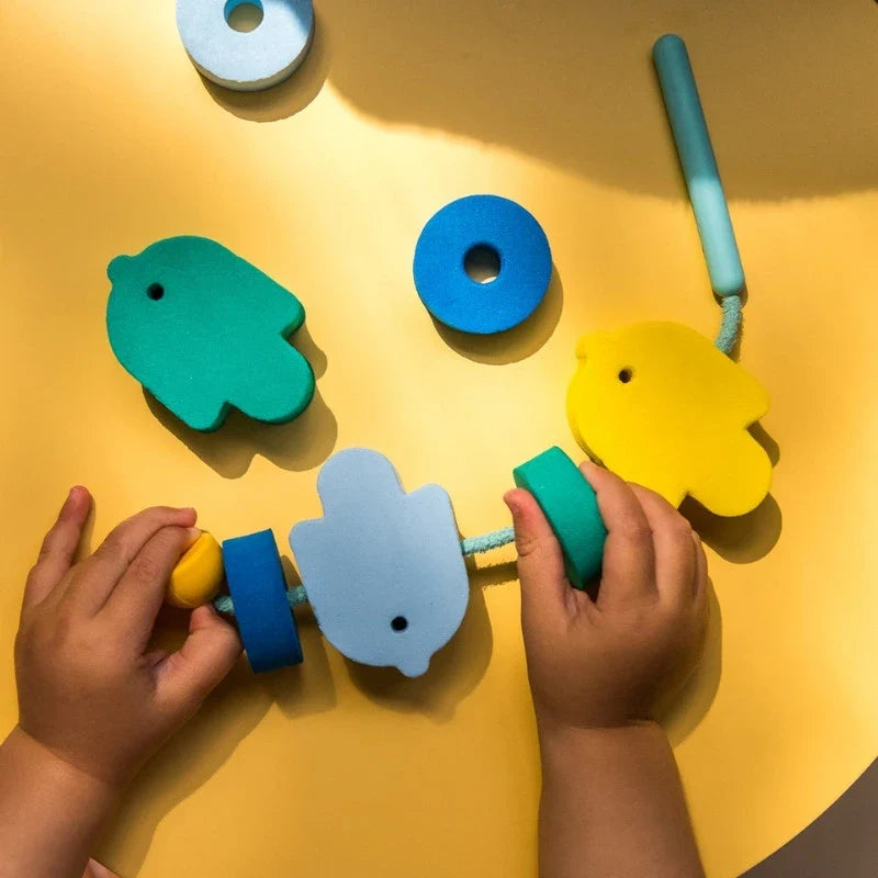 Beedi Fish – Soft EVA Foam Lacing Beads for Toddlers