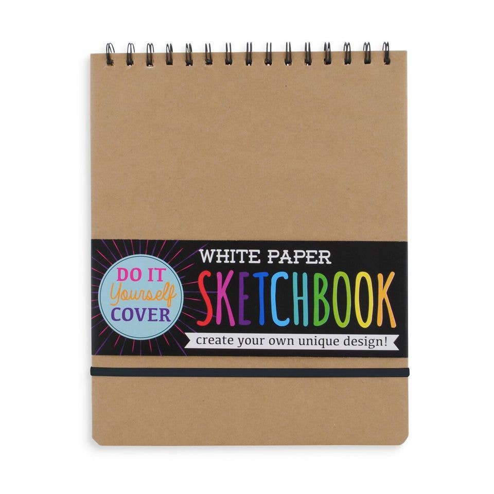 8" x 10.5" D.I.Y. Cover Sketchbook - White