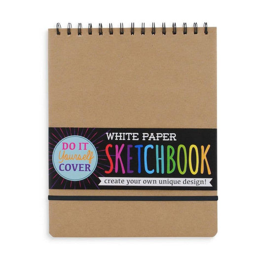 8" x 10.5" D.I.Y. Cover Sketchbook - White