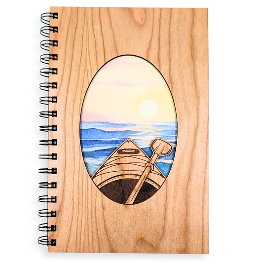 Kayaking Wood Journal - Notebook: Blank