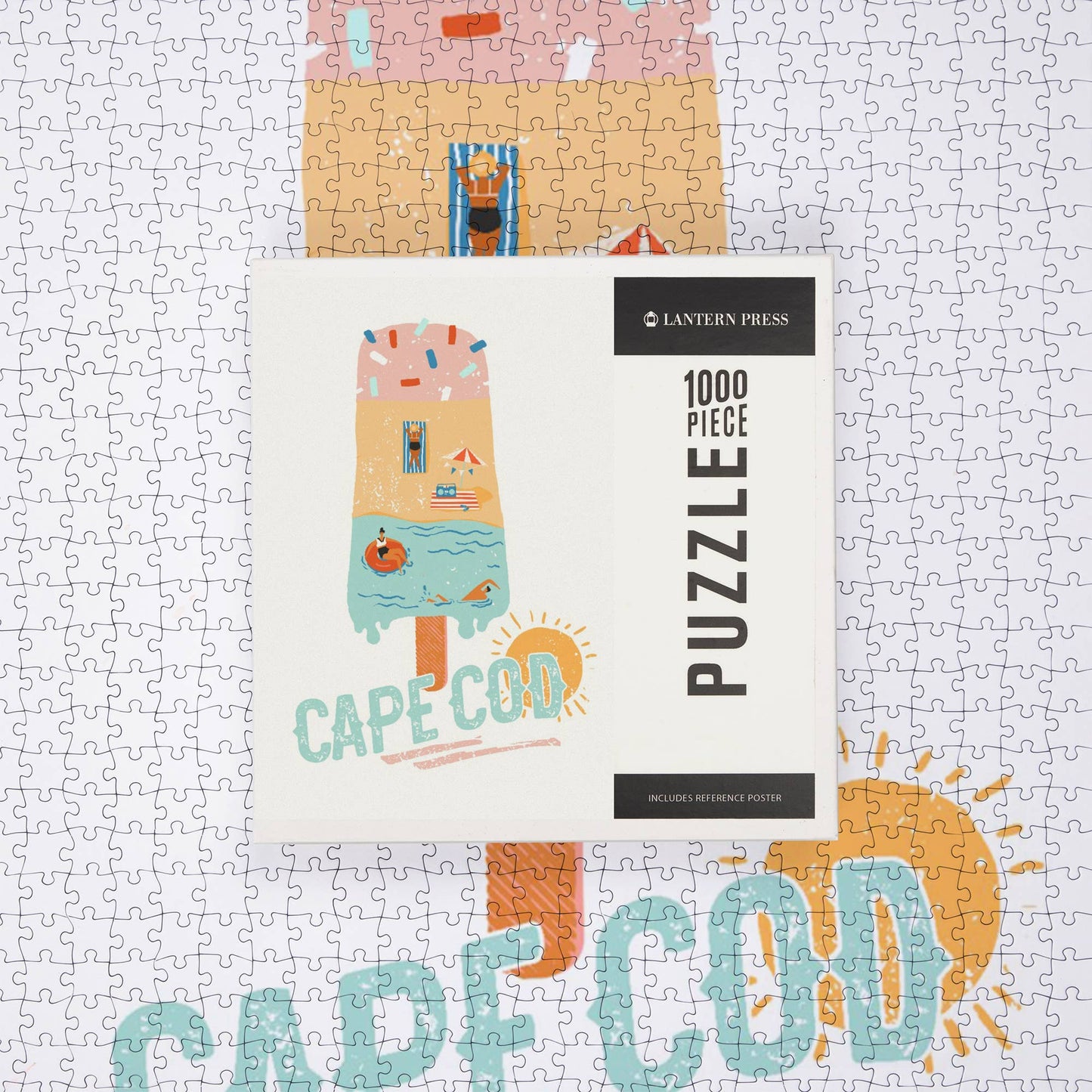 1000 PIECE PUZZLE Cape Cod, Summer Ice Cream Scene