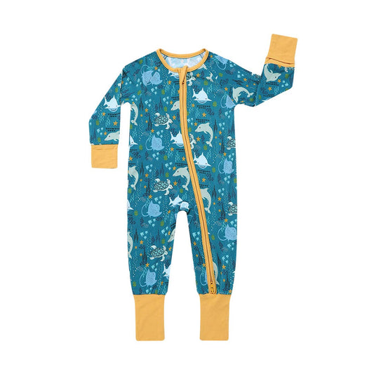 Ocean Friends Bamboo Pajamas Baby Pajamas Baby Clothes: 3-6M