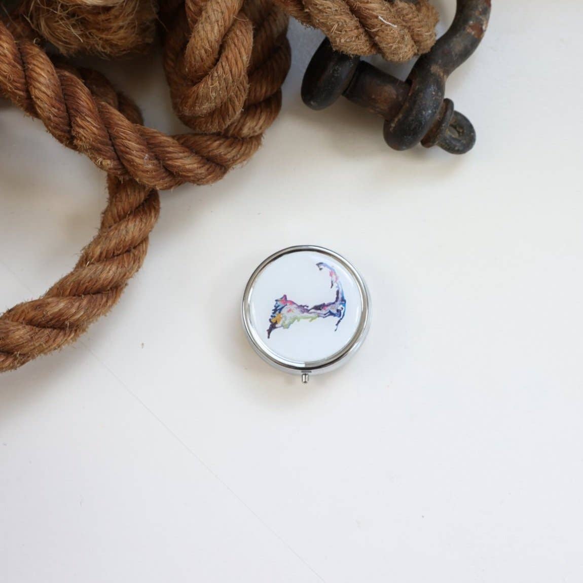 Cape Cod Treasure Box: Round