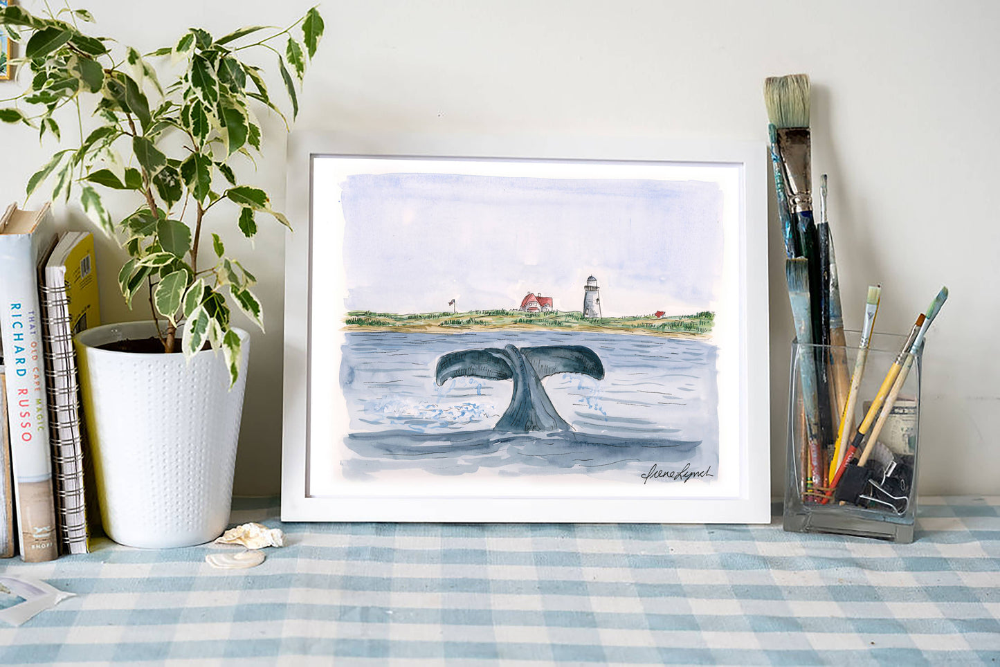 Whale Watching |Cape Cod Art Print
