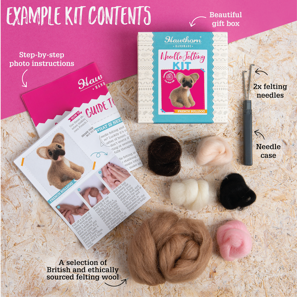 Alpaca Mini Needle Felting Kit | Complete Craft Kit