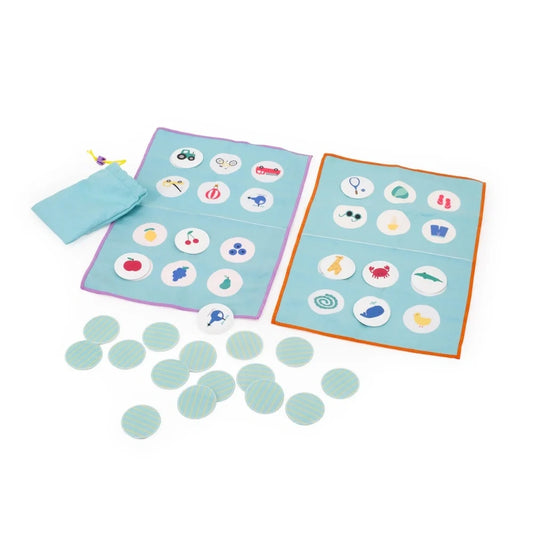 Quut Travel Games – Bingo/Lotocolor Color-Matching Game