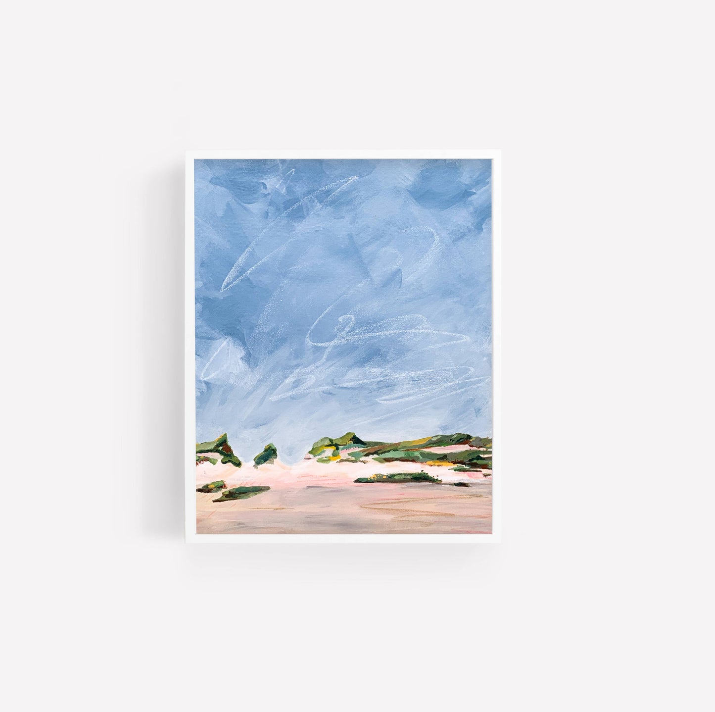 Dune Sky, Unframed Print on Flat Canvas