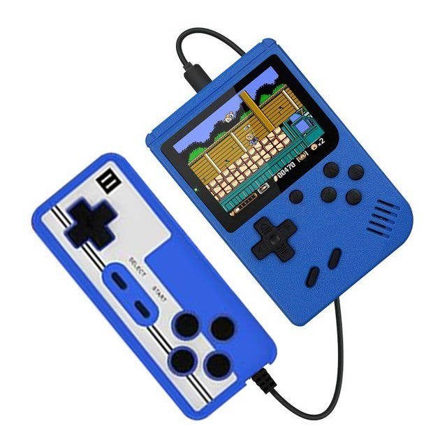 Retro Handheld Game Box Console with 400 Classic Games: Black