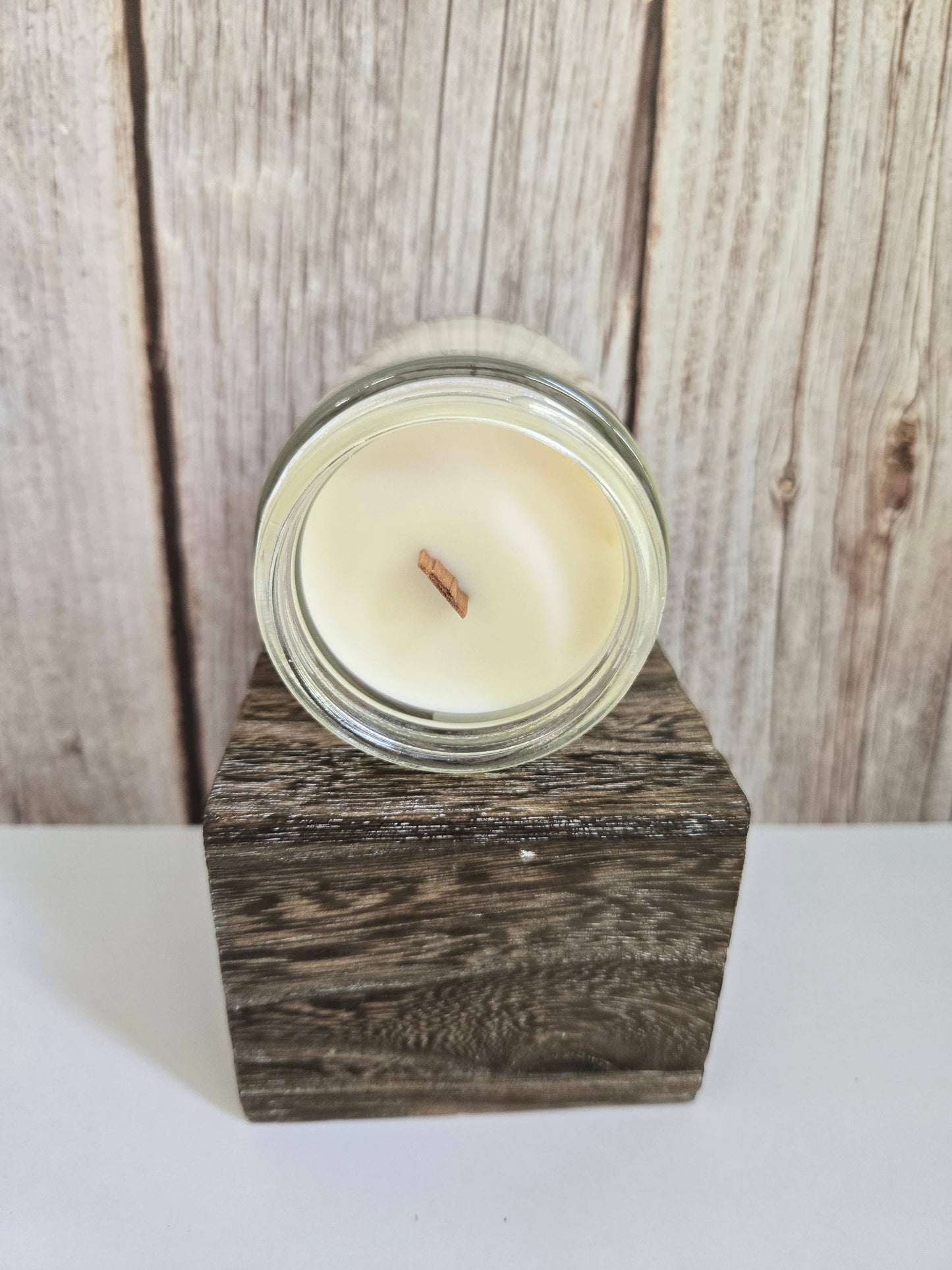 Clothesline Soy Wax Crackling Wooden Wick Candle bulk wholesale: 8oz