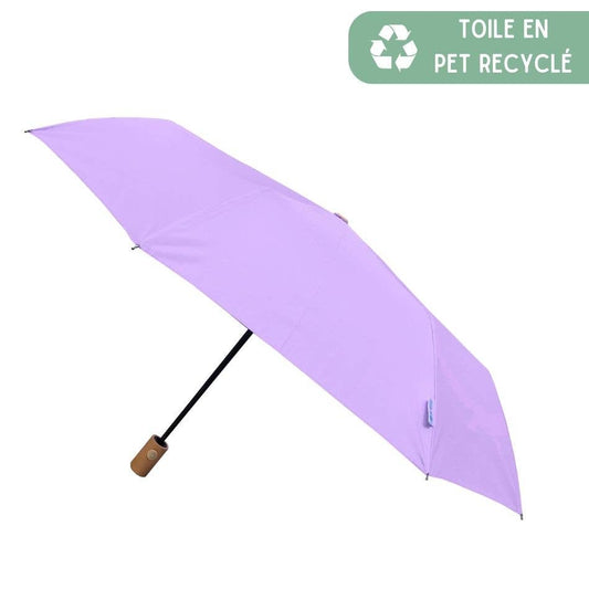 Lilac Automatic Compact Eco-Friendly Umbrella