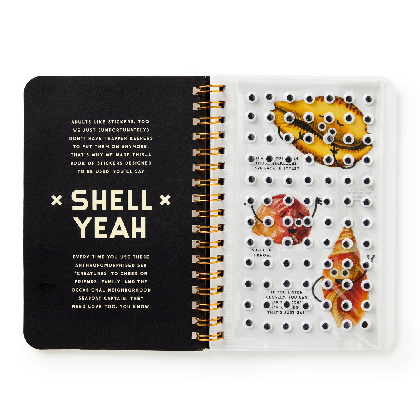 Brass Monkey Shell Yeah Sticker Book