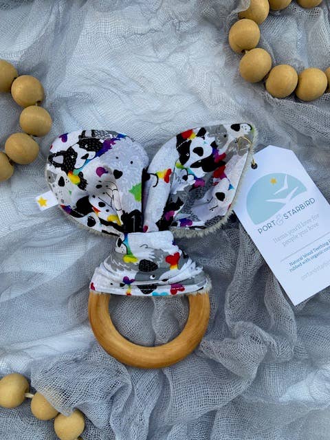 Rainbow Dogs teether