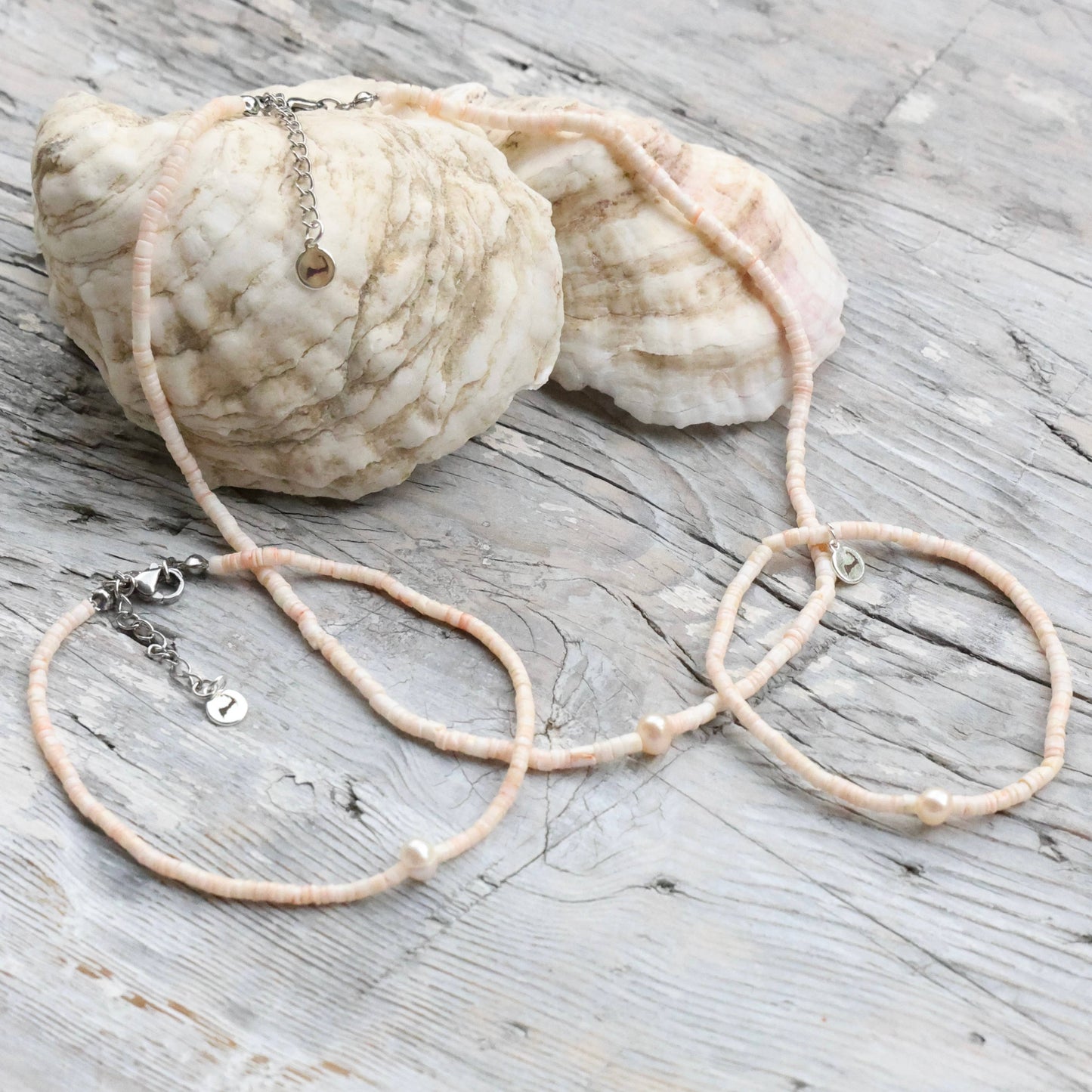 Puka Shell Hundred Summer Anklet