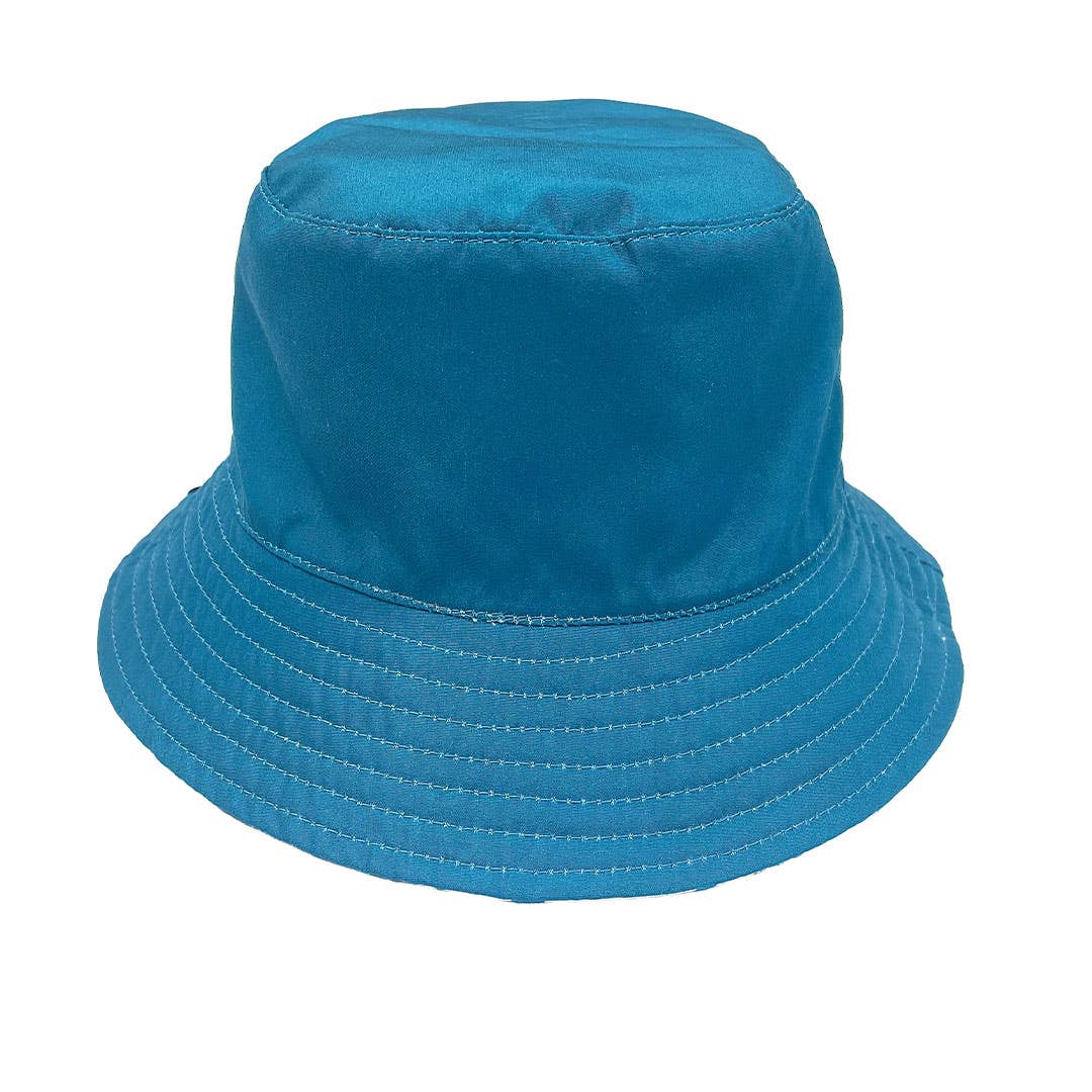 Shark Friends Ocean Blue Reversible Kids Bucket Hat: Blue/Multi / Baby