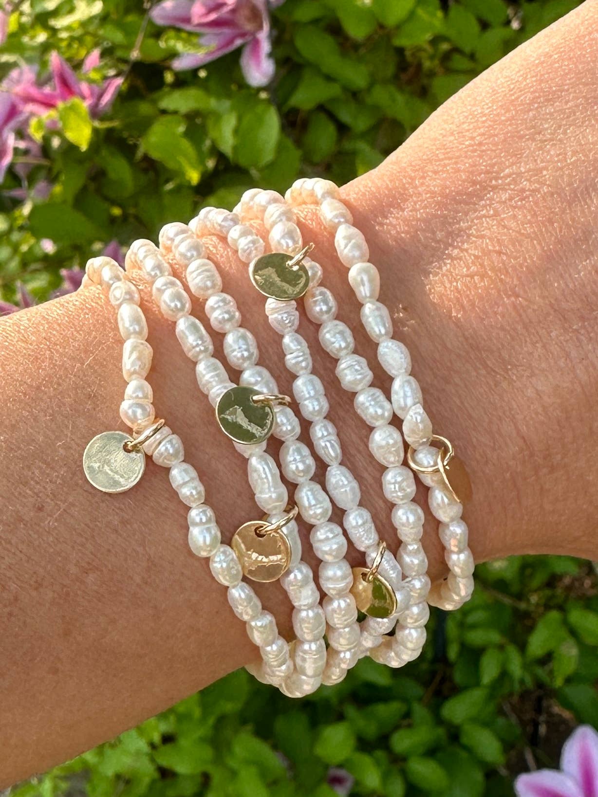 Freshwater Pearl Self Love Stretch Bracelet