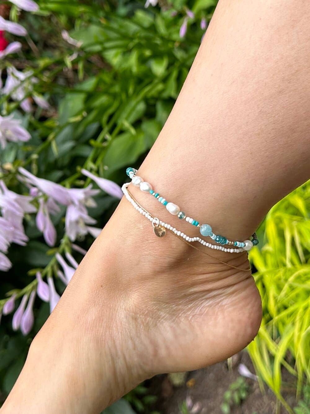 Freshwater Tiny Pearl Anklet