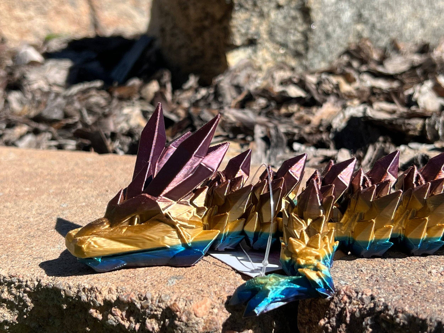 3D Printed 16" Crystal Dragon