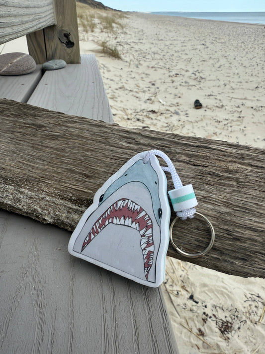 New Floating Jaws Shark Keychain 🦈